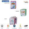 Zig Zag Cards  (Planets-Rainbow-Continents) - Image 2